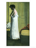 Nude in an Interior  Woman Removing Her Shirt  1900
