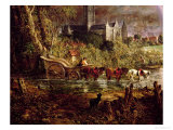 Salisbury Cathedral from the Meadows  1831
