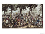 Enjoying a Lounge in the Italian Boulevard  Life in Paris by David Carey  Pub1822