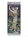Poster Advertising Liane de Pougy at the Folies-Bergere  Paris  End of 19th Century