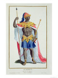 Alkmey  King of Guinea from Receuil Des Estampes  Published 1780