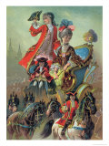 In the Chariot  Illustration from The Nutcracker  by ETA Hoffman