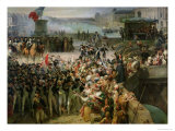 The Garde Nationale de Paris Leaves to Join the Army in September 1792