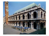 View of the Facade of the Basilica Palladiana  Built 1549-1614
