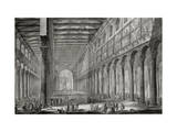 Basilica of San Paulo Fuori Le Mura  Rome  from Le Antichita Romane de GB Piranesi