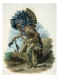 Medicine Man of the Mandan Tribe in the Costume of the Dog Dance  1834