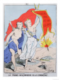 Allegory of Freemasonry and the Paris Commune  1871