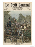 For the Victims of Duty: The Battle of Flowers  from Le Petit Journal  13th June 1891