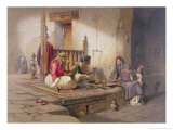 Weaver in Esna  One of 24 Illustrations Produced by GW Seitz  Printed c1873