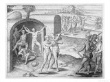 Spaniards Welcomed by Indian King  c1631