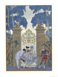 Columbine  Illustration For Fetes Galantes by Paul Verlaine
