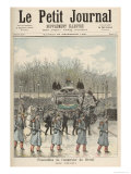 The Funeral of the Emperor of Brazil: The Carriage  from Le Petit Journal  26th December 1891