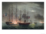 Capture of La Desiree  1800  The Naval Achievements of Great Britain Jenkins  Engraved Sutherland