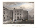 Principal Entrance to King's Bench Prison  Engraved by J Garner