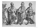 Three American Cherokee Chiefs  1762