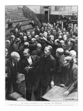 A Serious Incident: Fight in the Benches of the French National Assembly  from 'L'Illustration'