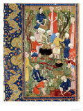 Preparing a Meal  Illustration from an Epic Poem by Hafiz Shirazi  Safavid