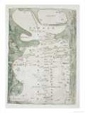 Map of England  Scotland and Wales  Ms Cotton Julius  c1250