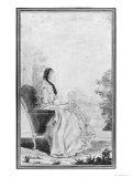 Portrait of Madame du Deffand  1760