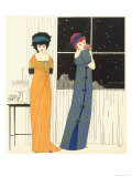 Two Empire Line Evening Dresses  from Les Robes de Paul Poiret 1908