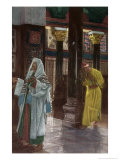The Pharisee and the Publican Praying in the Temple  La Vie de Notre Seigneur Jesus-Christ  c1896