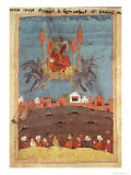 The Flying Carpet  from the Poem 'Layla and Majnun' by Nizami