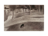 Study For Sunday Afternoon on the Island of La Grande Jatte  c1884