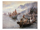 Lewis and Clark on the Lower Columbia River  1905
