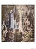 The French Jesuit Missionary Brebeuf Among the Algonquins