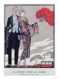Leaving For the Casino Illustration For La Gazette du Bon Ton  1923