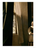 Lady Writing a Letter with Her Maid  c1670