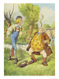 Father William Balancing an Eel on His Nose  Alice in Wonderland by Lewis Carroll