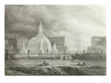 The Proposed Triumphal Arch from Portland Place to Regent's Park  1820