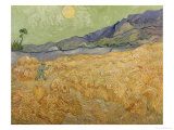 Wheatfield with Reaper  1889