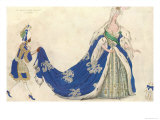 Costume Design For the Queen in 'sleeping Beauty'  1921