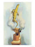 There Goes Bill!'  Illustration from Alice in Wonderland by Lewis Carroll