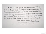 Part of a Letter Written and Signed by President John Adams