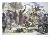 Compulsory Conversion of Native Americans to Christianity by Spanish Jesuit Missionaries  c1500