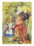 Alice with the Duchess  Illustration from Alice in Wonderland by Lewis Carroll