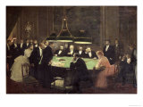 The Gaming Room at the Casino  1889