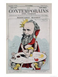 Edouard Manet  King of the Impressionists  Cover Illustration from Les Contemporains  1881