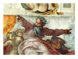 Sistine Chapel Ceiling  Creation of the Sun and Moon  1508-12