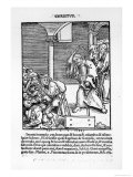 Christ Driving Tradesmen and Money Lenders Passional Christi Und Antichristi Melanchthon  Pub1521