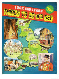 Montage of Images Set Around Map of Great Britain