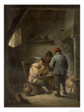 Peasants by an Inn Fire