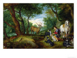 The Vision of St Hubert  c1620