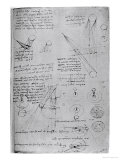 Astronomical Diagrams  from the Codex Leicester  1508-1512