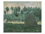 Haystacks Near Giverny  c1884-89