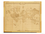 Map of the World  Atlantis in It's Decadence  Published by the Theosophical Publishing Company