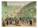 Christie's Auction Room  Aquatinted by J Bluck